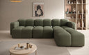 Designer corner sofa Celly in bouclé