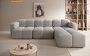 Designer corner sofa Celly in bouclé