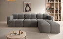 Designer corner sofa Celly in bouclé