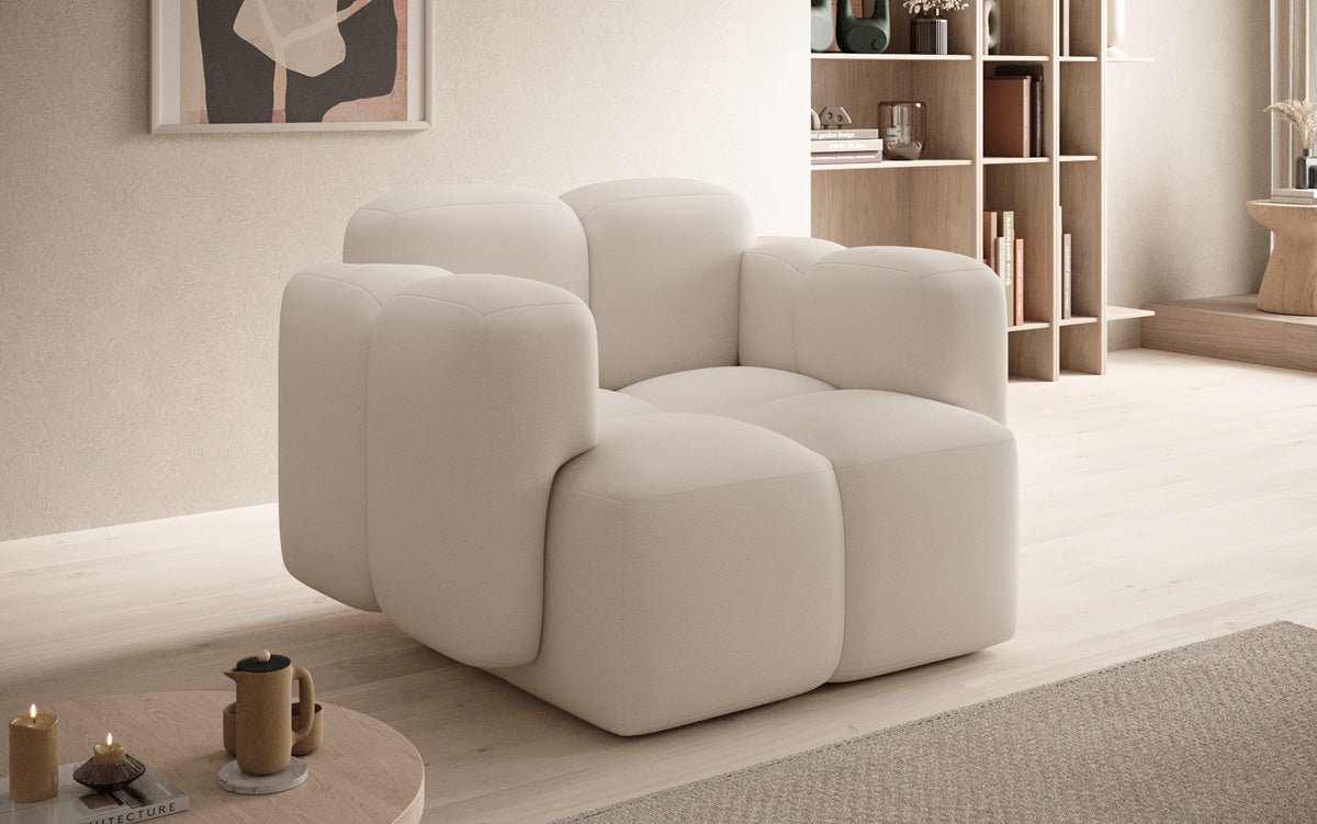 Designer Sofa-Sessel Celly in Stoff