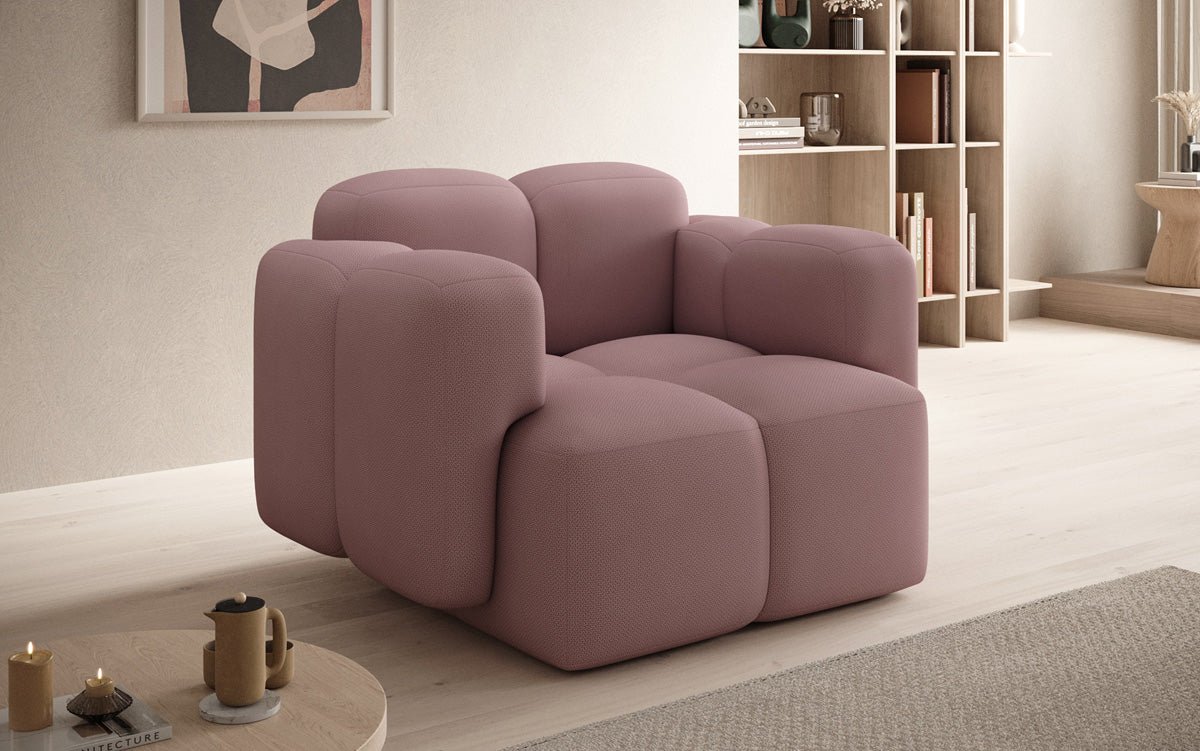 Designer Sofa-Sessel Celly in Stoff