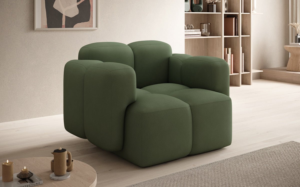 Designer Sofa-Sessel Celly in Stoff