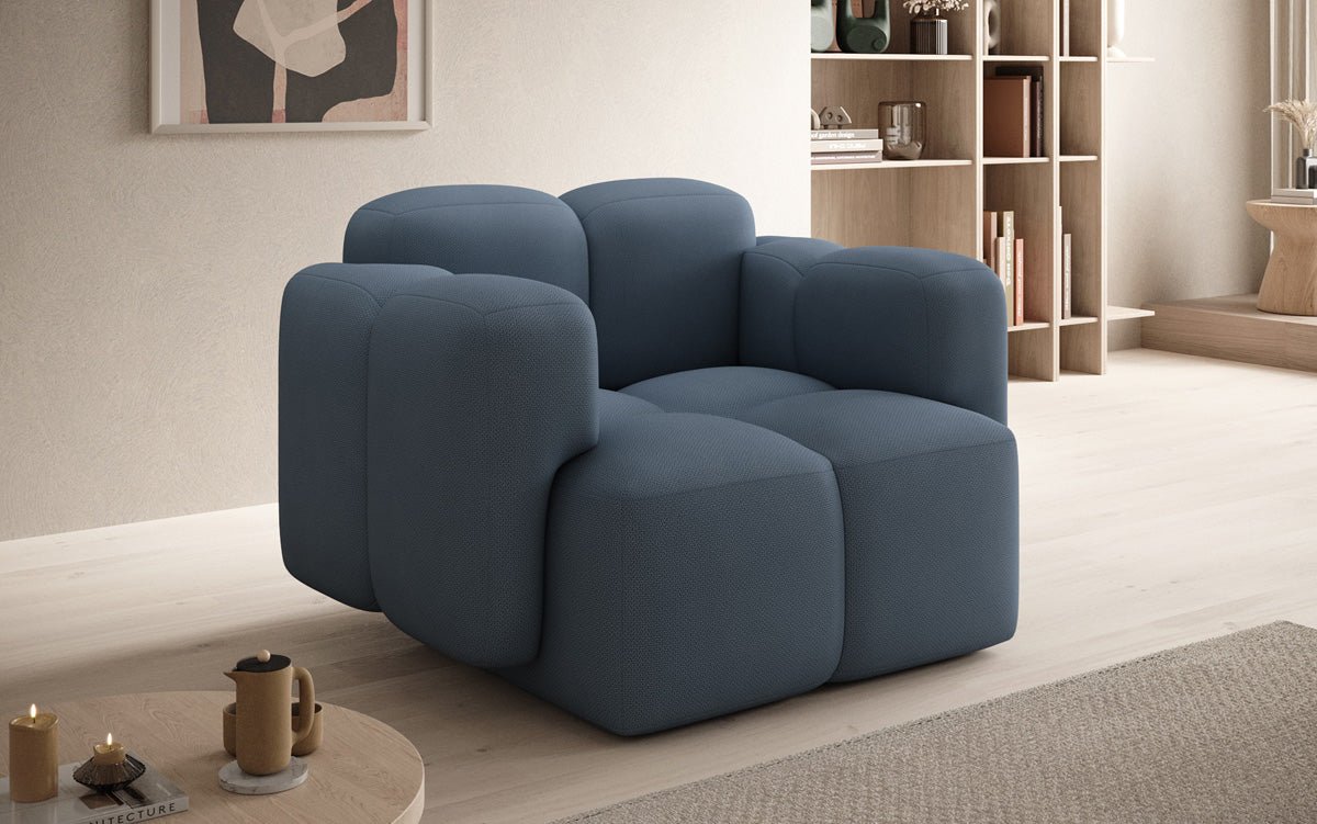 Designer Sofa-Sessel Celly in Stoff