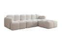 Designer corner sofa Celly in bouclé