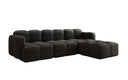 Designer corner sofa Celly in bouclé