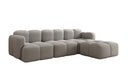 Designer corner sofa Celly in bouclé