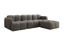 Designer corner sofa Celly in bouclé