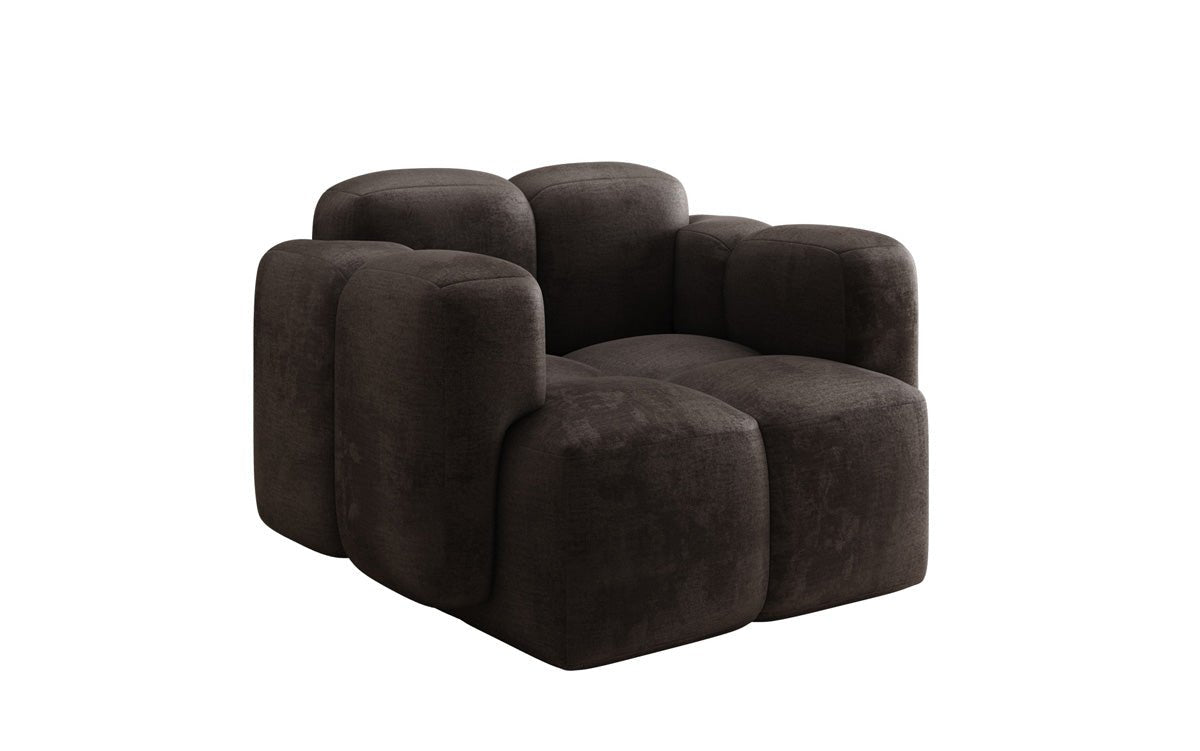 Designer Sofa-Sessel Celly in Samt