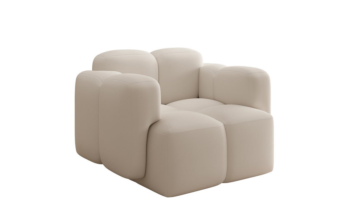 Designer Sofa-Sessel Celly in Stoff