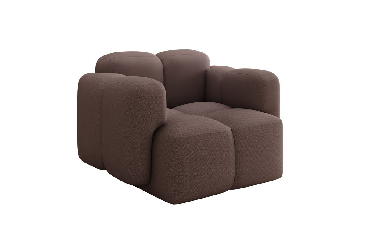 Designer Sofa-Sessel Celly in Stoff