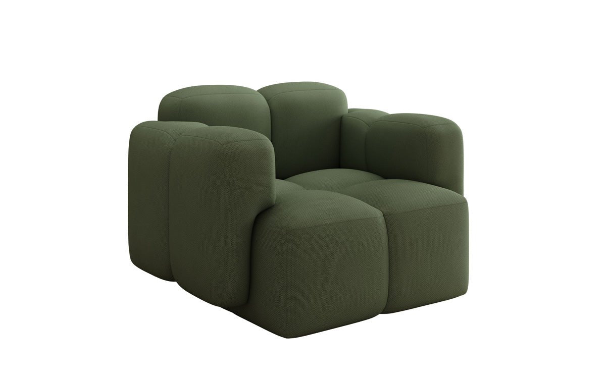 Designer Sofa-Sessel Celly in Stoff