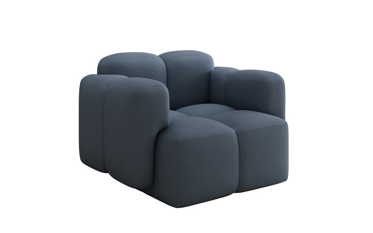 Designer Sofa-Sessel Celly in Stoff