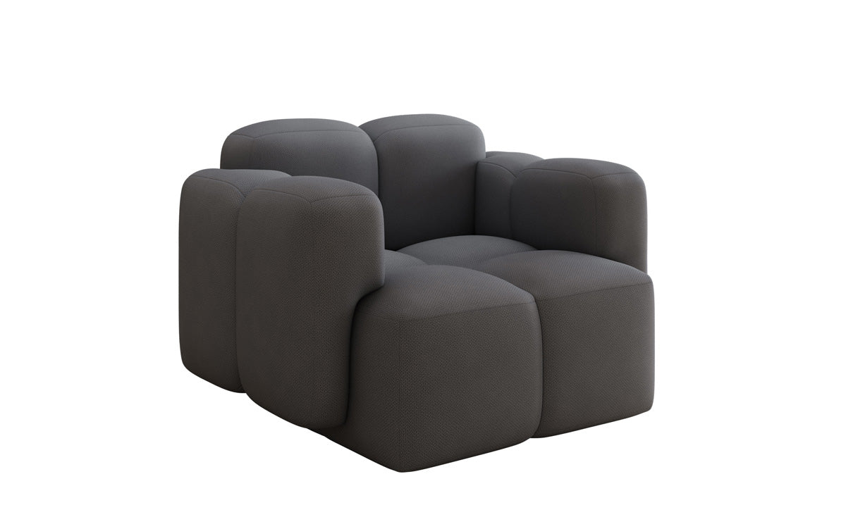 Designer Sofa-Sessel Celly in Stoff
