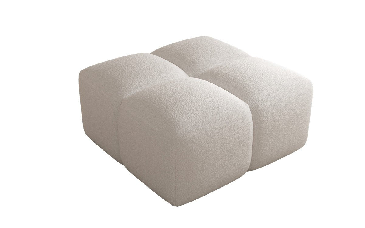 Beistellhocker Celly in Bouclé