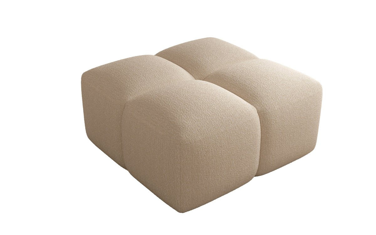 Beistellhocker Celly in Bouclé