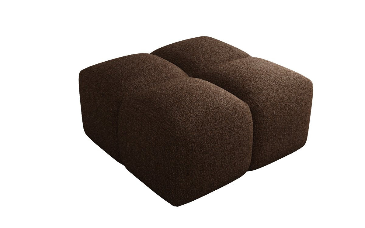 Beistellhocker Celly in Bouclé