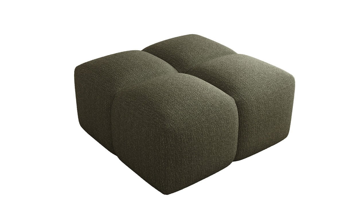 Beistellhocker Celly in Bouclé
