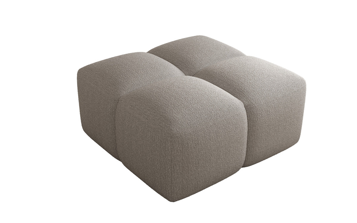 Beistellhocker Celly in Bouclé