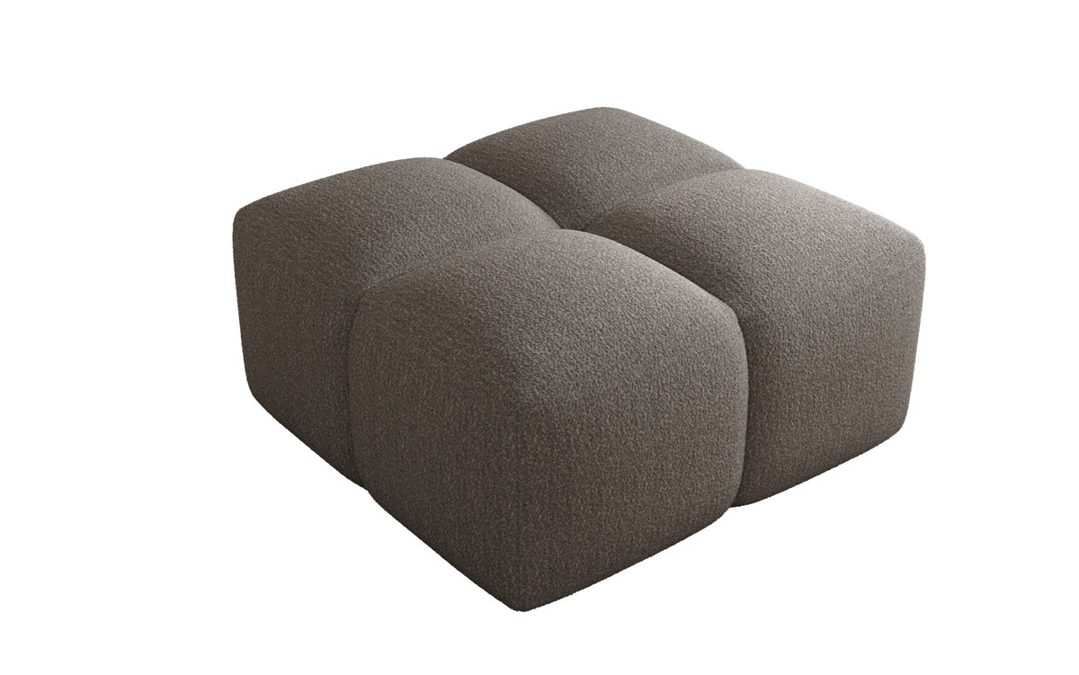 Beistellhocker Celly in Bouclé