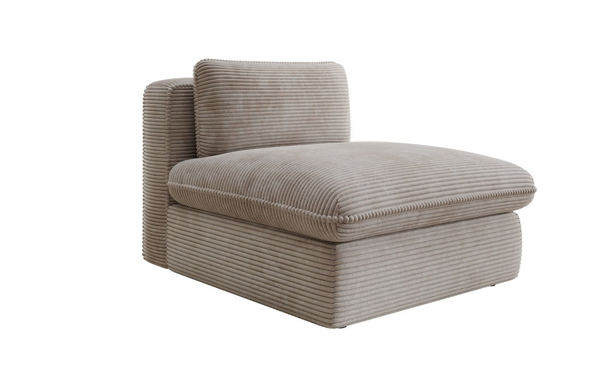 Designer sofa armchair Cuddle in Corduroy