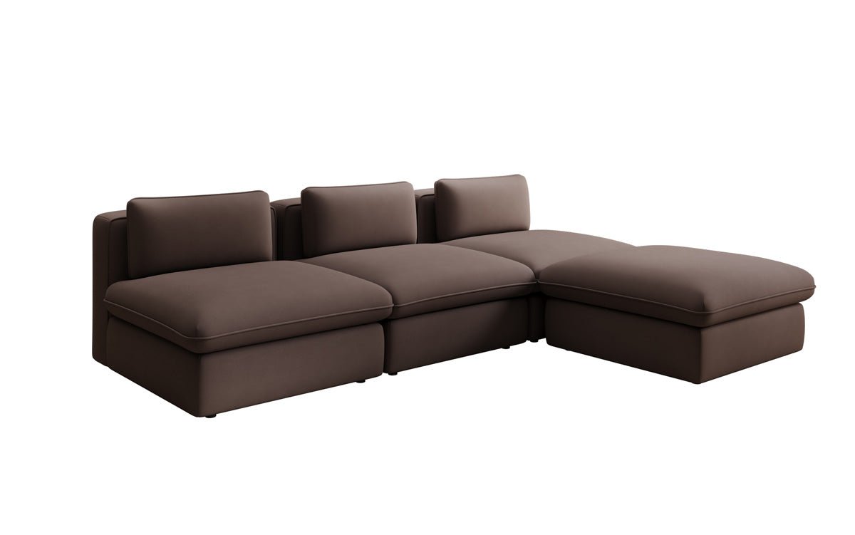 Designer L Sofa Cuddle in Fabric