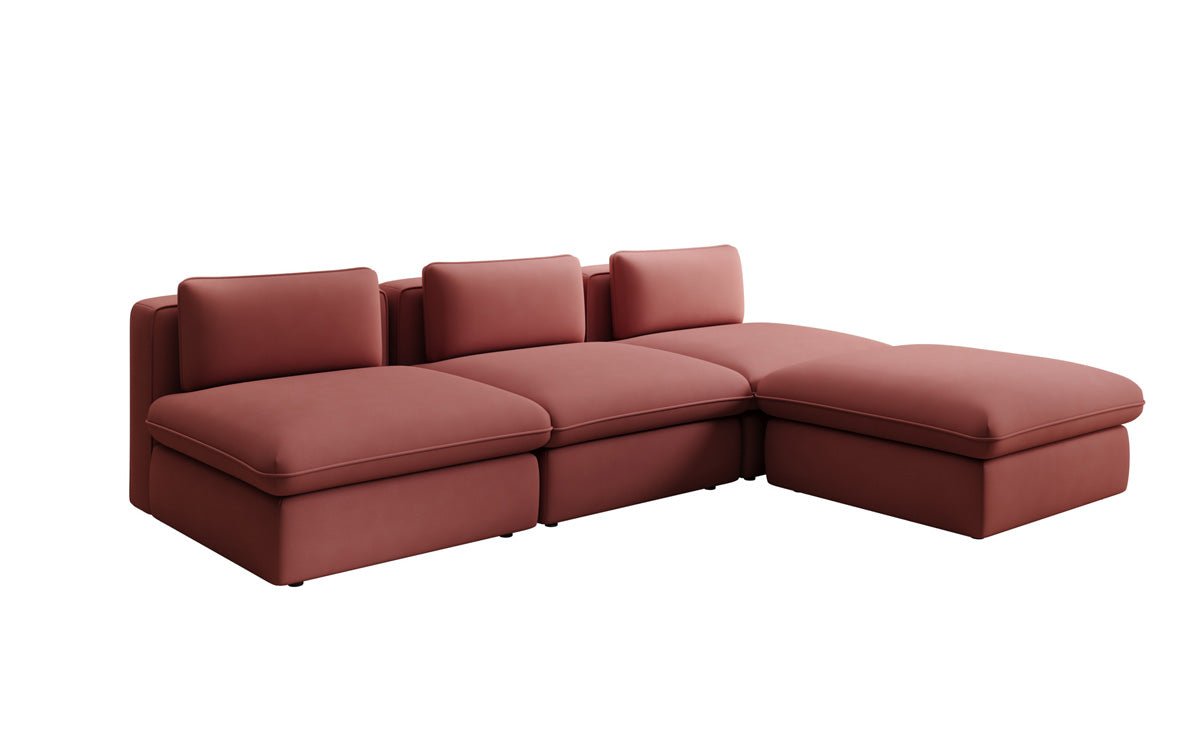 Designer L Sofa Cuddle in Fabric