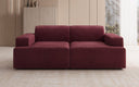 Designer 2 Sitzer Sofa Monza  in Samt