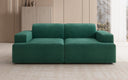 Designer 2 Sitzer Sofa Monza  in Samt