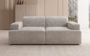 Designer 2 Sitzer Sofa Monza  in Samt