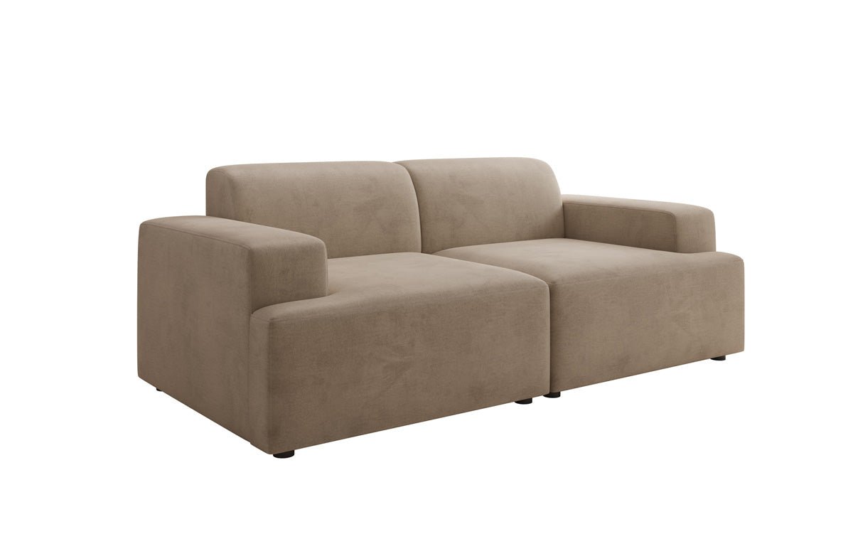 Designer 2 Sitzer Sofa Monza  in Samt