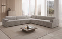 Designer corner sofa Monza XXL sectional in velvet