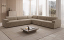 Designer corner sofa Monza XXL sectional in velvet