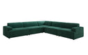 Designer corner sofa Monza XXL sectional in velvet