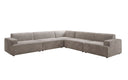 Designer corner sofa Monza XXL sectional in velvet