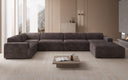 Designer Sofa Monza U XXL in Corduroy