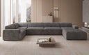 Designer Sofa Monza U XXL in Corduroy