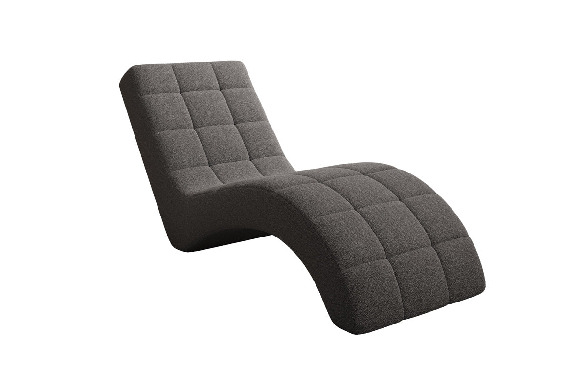 Designer Relax Lounger Nela in Bouclé