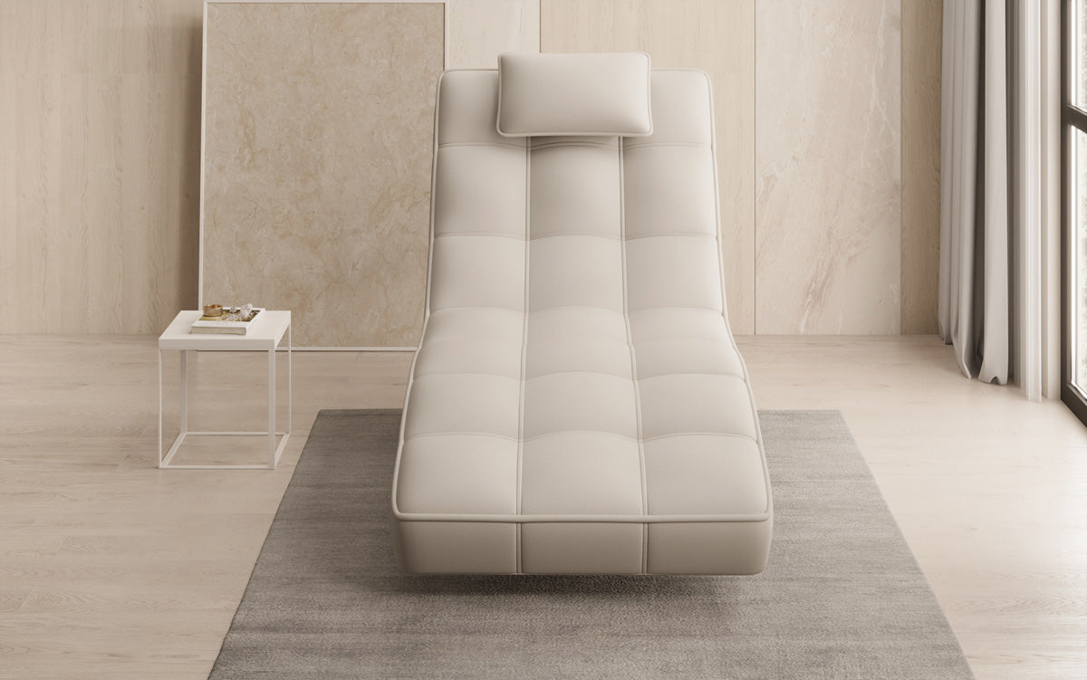 Designer Relax Lounger Livara Fabric with Swivel Function