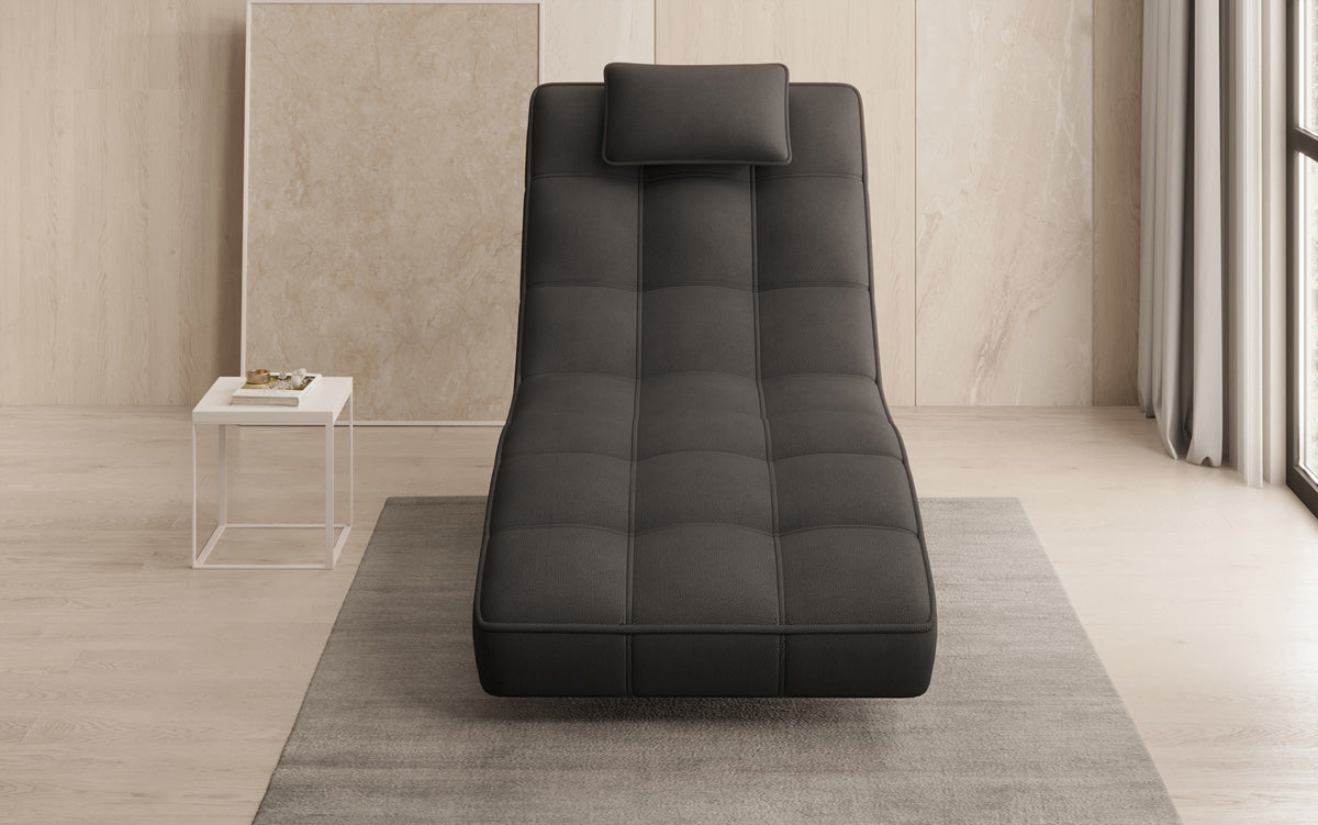 Designer Relax Lounger Livara Fabric with Swivel Function