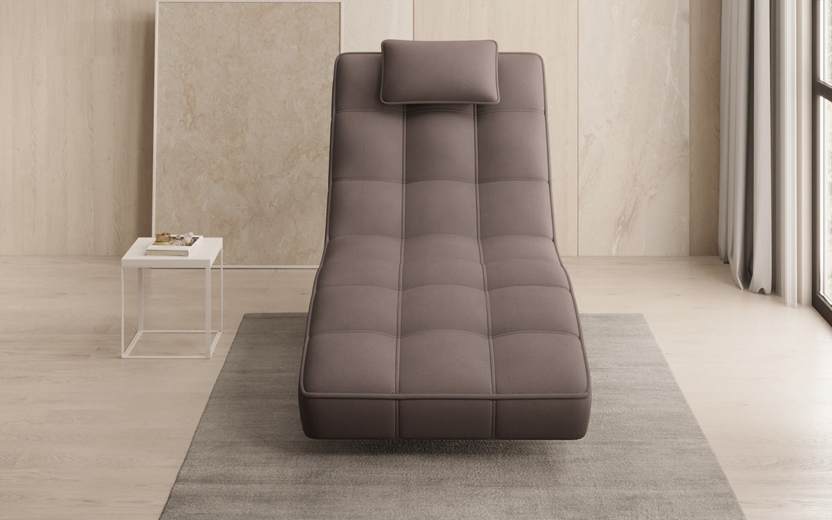 Designer Relax Lounger Livara Fabric with Swivel Function