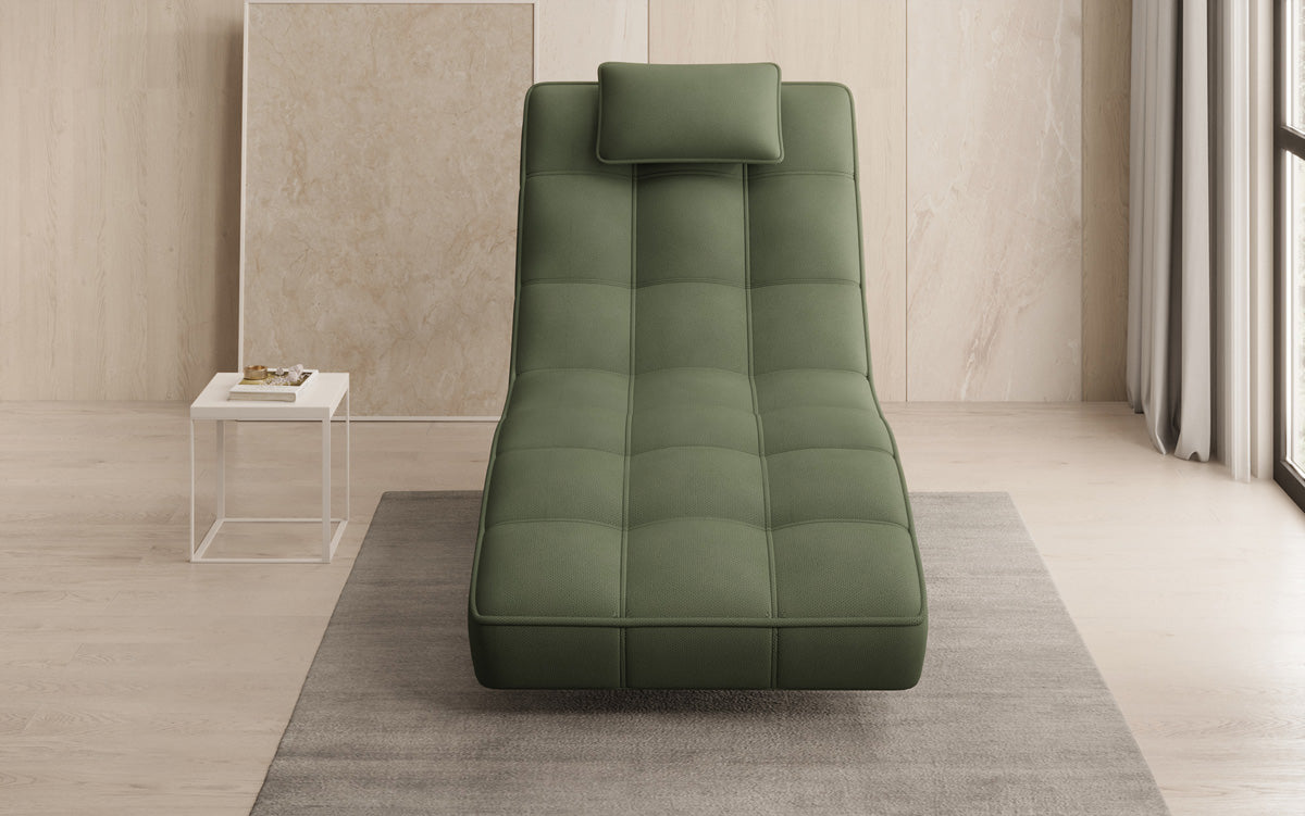 Designer Relax Lounger Livara Fabric with Swivel Function