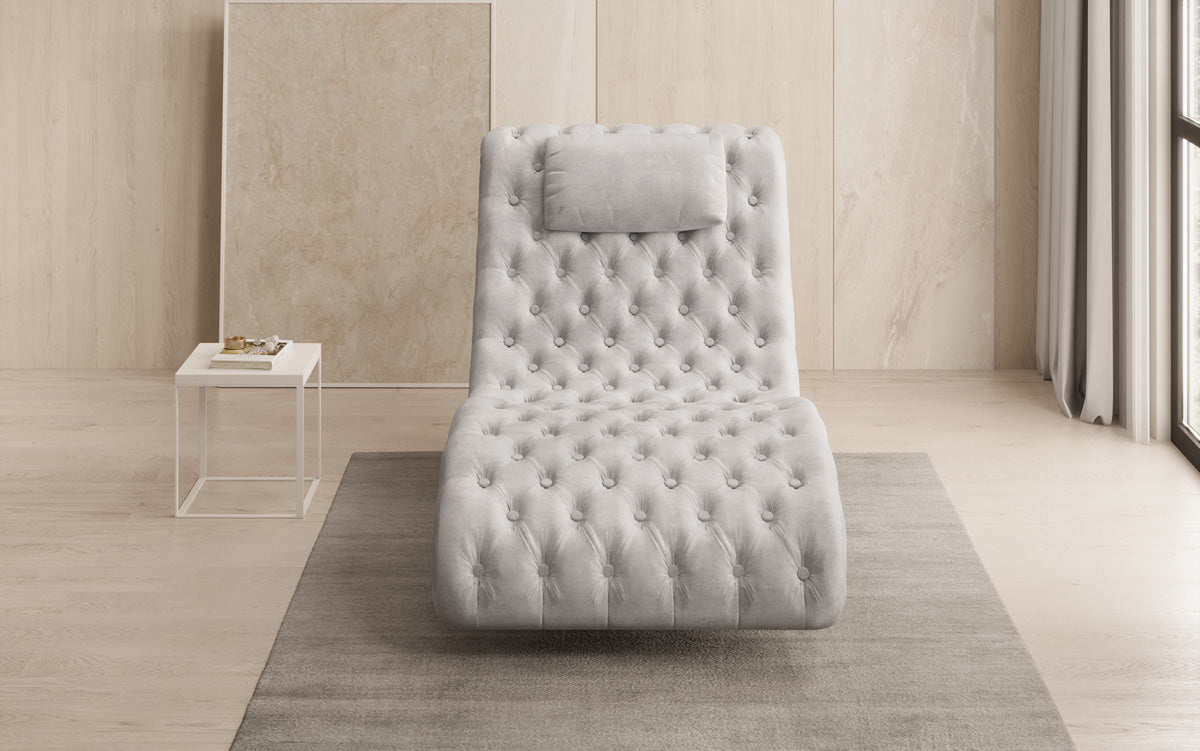 Designer Relax Lounger Elarion in Velvet