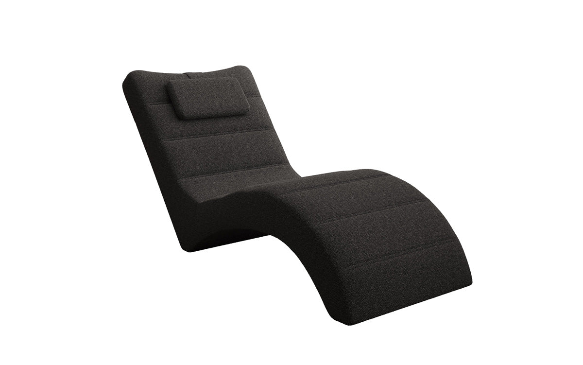 Designer Relax Lounger Leon in Bouclé
