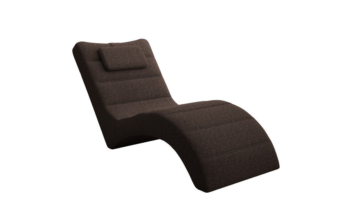 Designer Relax Lounger Leon in Bouclé