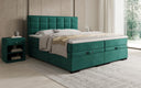 Boxspringbett Alessia mit Stauraum in Samt