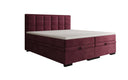 Boxspringbett Alessia mit Stauraum in Samt