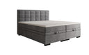 Boxspringbett Alessia mit Stauraum in Samt