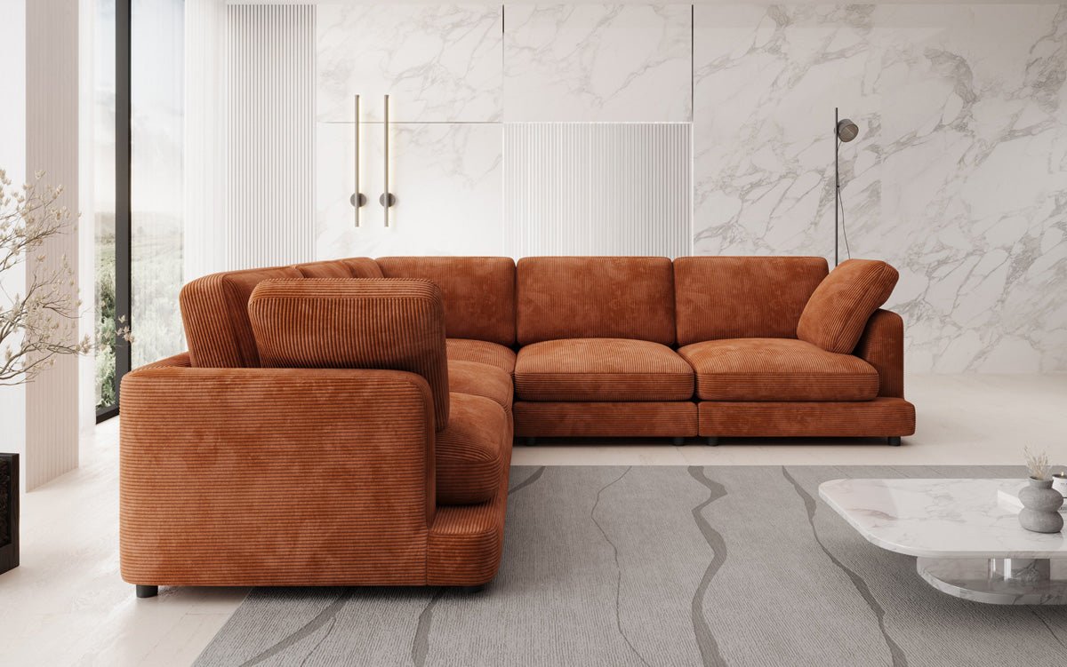 Designer Sofa Thalessa L Maxi in Corduroy