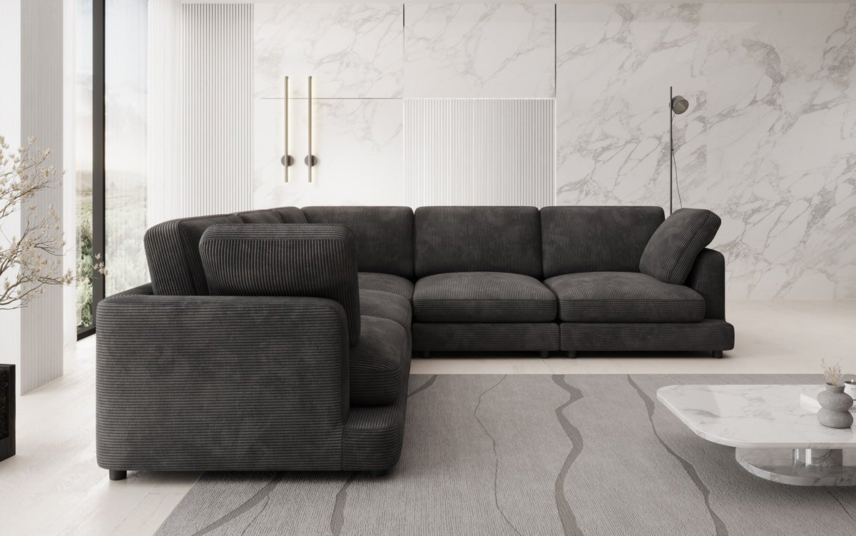 Designer Sofa Thalessa L Maxi in Corduroy