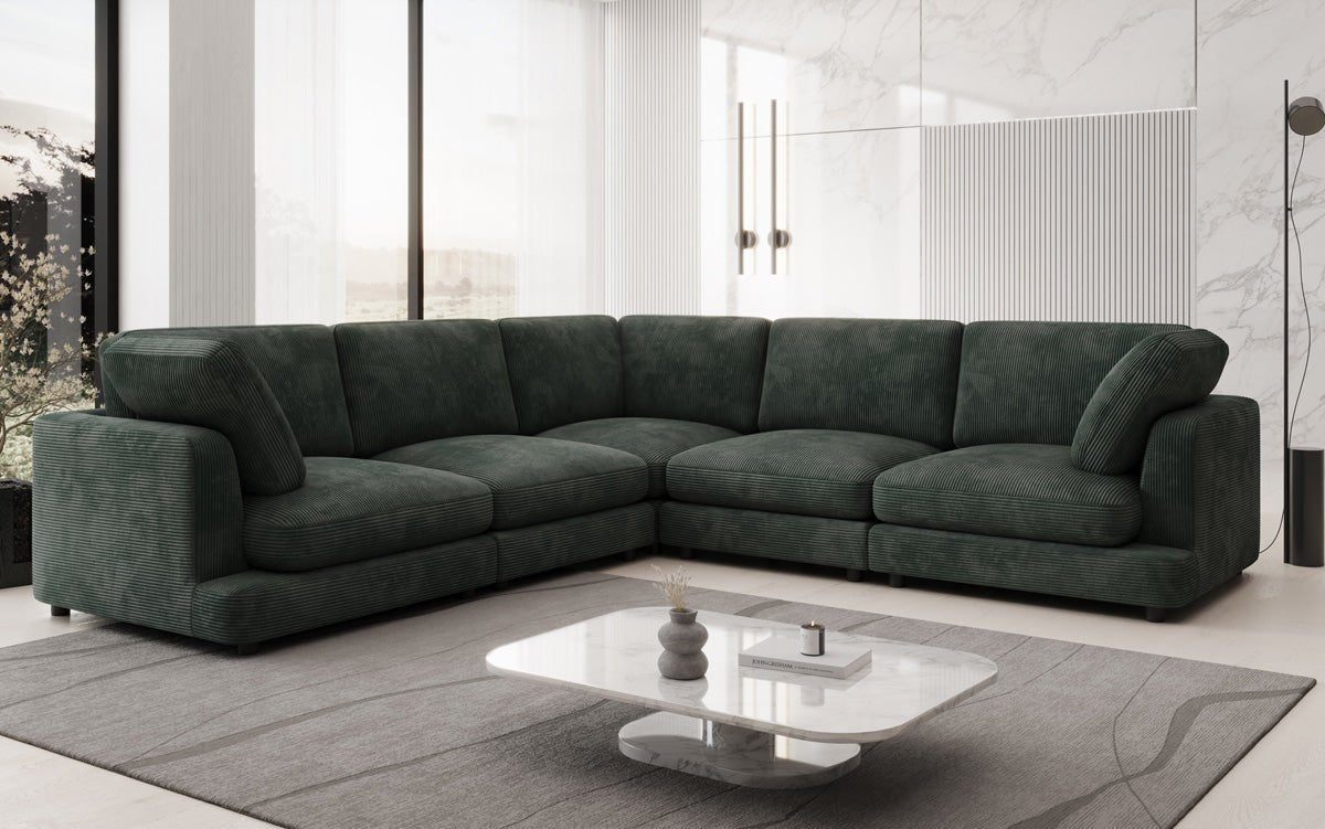 Designer Sofa Thalessa L Maxi in Corduroy